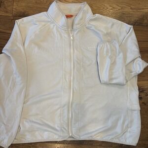 Merrell Jacket Mens 2XL Beige/Cream Full Zip Grid Fleece Performance Outdoor